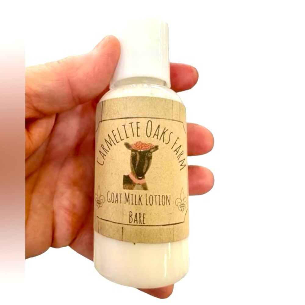 Carmelite Oaks Farm Handmade Soothing Goat Milk Body Lotion Bare (unscented)